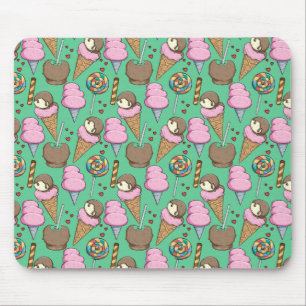 Ice cream pattern   Lollies pattern   lollipop 29 Mouse Mat