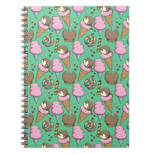 Ice cream pattern Lollies pattern lollipop 29 Notebook