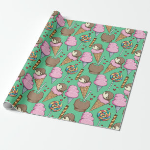 Ice cream pattern Lollies pattern lollipop 29 Wrapping Paper
