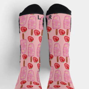 Ice cream pattern Lollies pattern lollipop 2 Socks