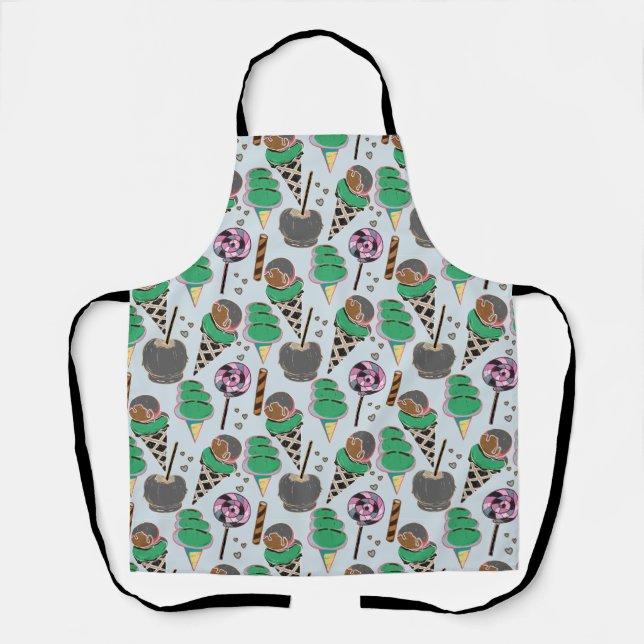 Ice cream pattern | Lollies pattern | lollipop 30 Apron (Front)