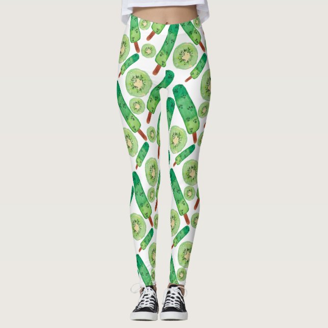 Ice cream pattern | Lollies pattern | lollipop 3 Leggings (Front)