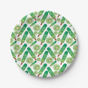 Ice cream pattern   Lollies pattern   lollipop 3 Paper Plate
