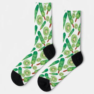 Ice cream pattern   Lollies pattern   lollipop 3  Socks