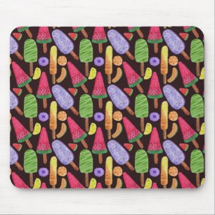 Ice cream pattern   Lollies pattern   lollipop 4 Mouse Mat