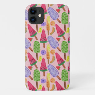 Ice cream pattern   Lollies pattern   lollipop 5 iPhone 11 Case