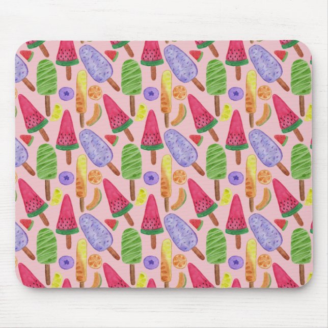 Ice cream pattern | Lollies pattern | lollipop 5 Mouse Mat (Front)