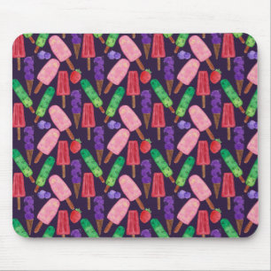 Ice cream pattern   Lollies pattern   lollipop 6 Mouse Mat
