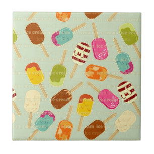 Ice Cream Pattern Tile