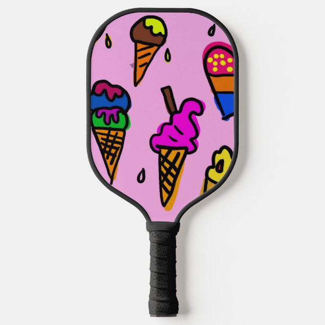 Ice Cream Pickleball Paddle (Front)
