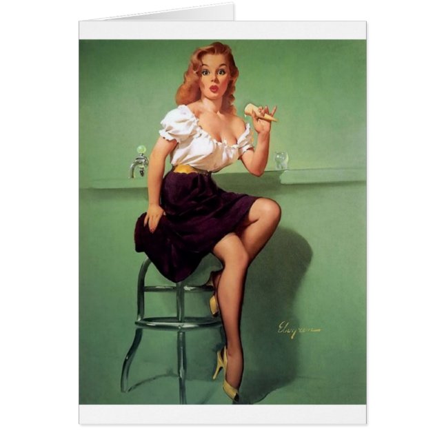 Ice Cream Pin Up (Front)