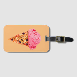Ice Cream Pizza Luggage Tag