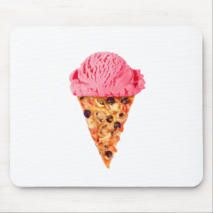 Ice Cream Pizza Mouse Mat