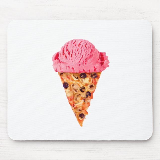 Ice Cream Pizza Mouse Mat (Front)