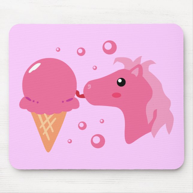 Ice Cream Pony Mouse Mat (Front)