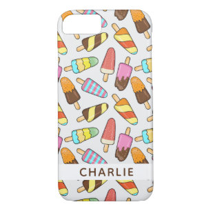 Ice Cream Popsicles custom name phone cases