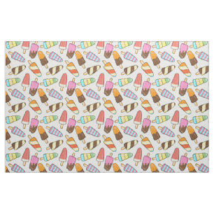 Ice Cream Popsicles Pattern fabric