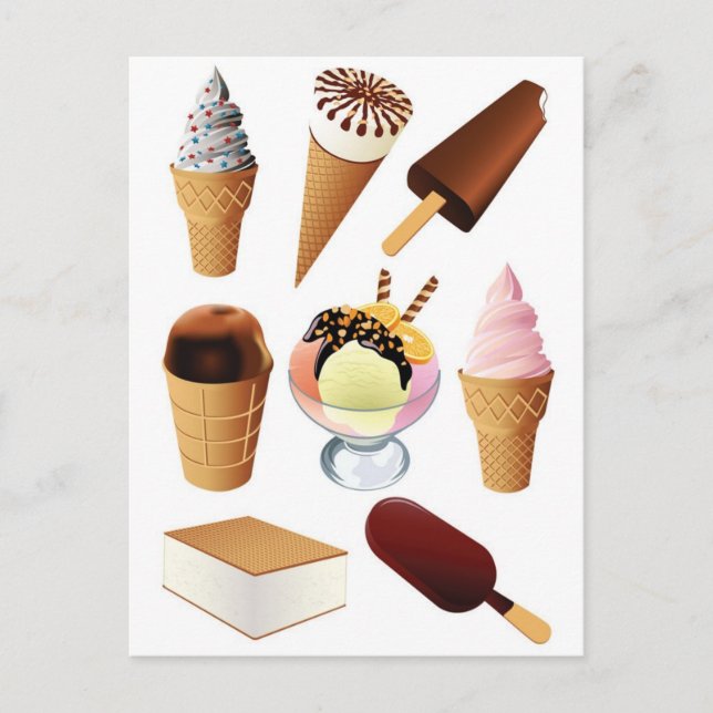 Ice Cream Postcard (Front)