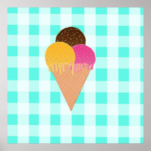 Ice cream poster