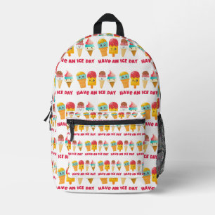 ice cream printed backpack