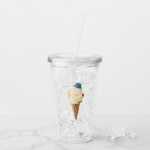 Ice Cream Puppy – Sweet & Chill Acrylic Tumbler