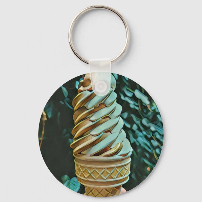 Ice cream recipe key ring (Front)