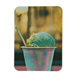 Ice cream recipe magnet