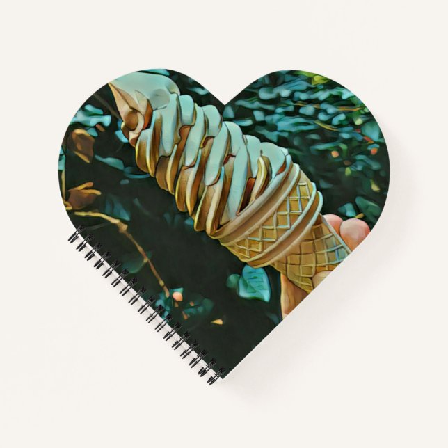 Ice cream recipe notebook (Front)