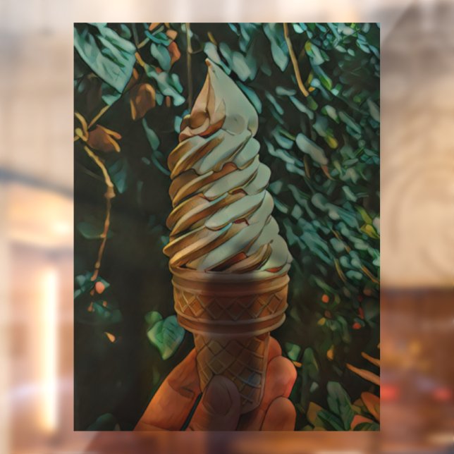 Ice cream recipe window cling (Sheet 2)