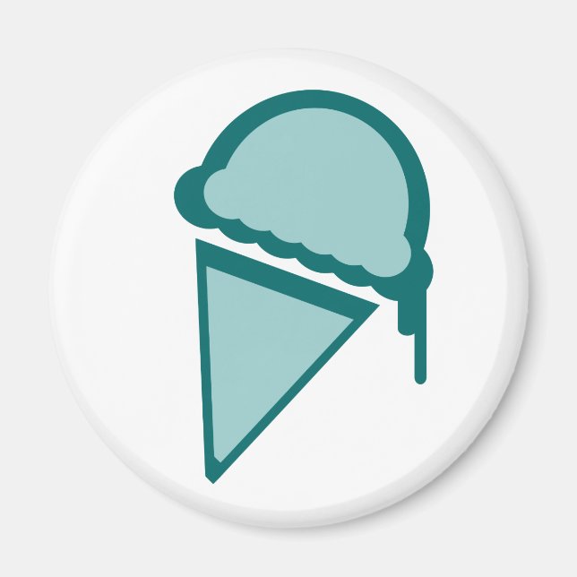 ice cream retro dripz magnet (Front)