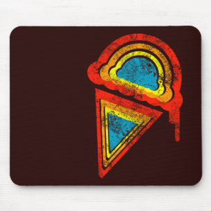 ice cream retro rainbowz mouse mat