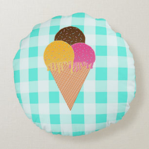 Ice cream round cushion