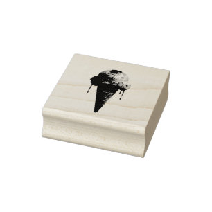 Ice Cream Rubber Stamp