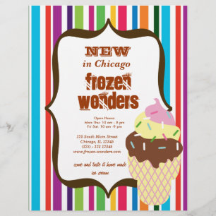 Ice Cream salon Flyer