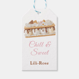 Ice Cream Sandwich Day Watercolor Gift Tags