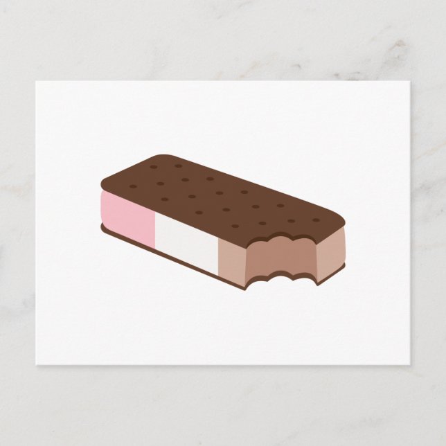 Ice Cream Sandwich Postcard (Front)