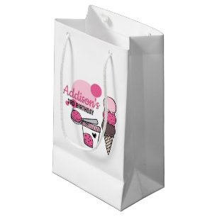 Ice Cream Scoop Birthday Party Gift Bag