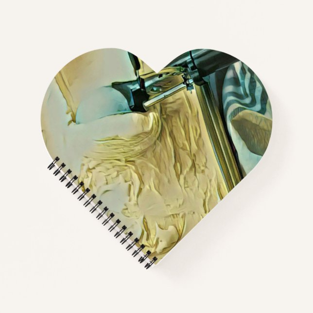 Ice cream scoop cake notebook (Front)