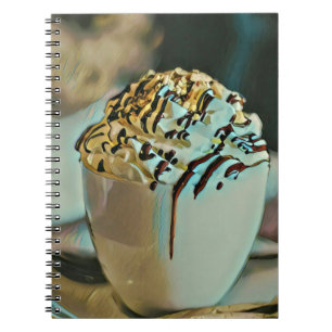 Ice cream scoop chocolate notebook