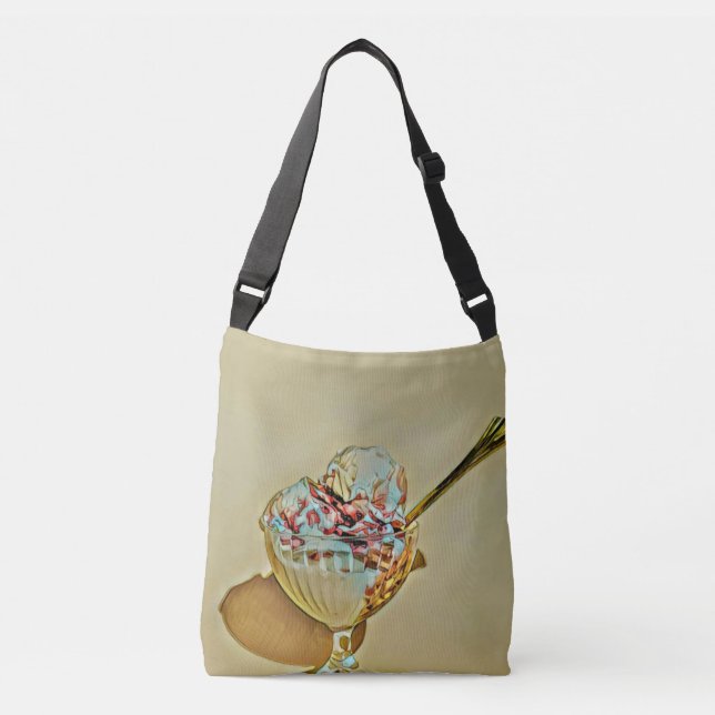 Ice cream scoop crossbody bag (Front)
