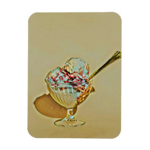 Ice cream scoop magnet