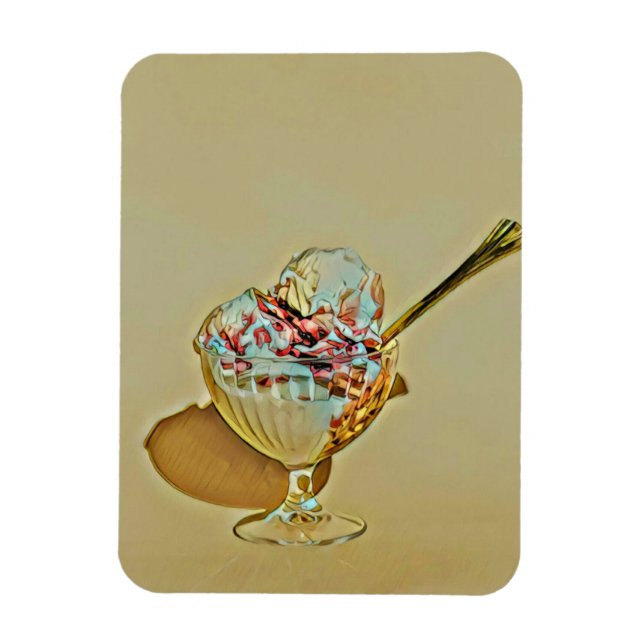 Ice cream scoop magnet (Vertical)
