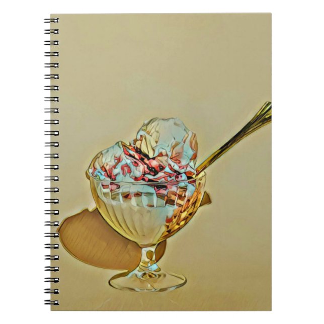 Ice cream scoop notebook (Front)