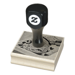 Ice cream scoop rubber stamp