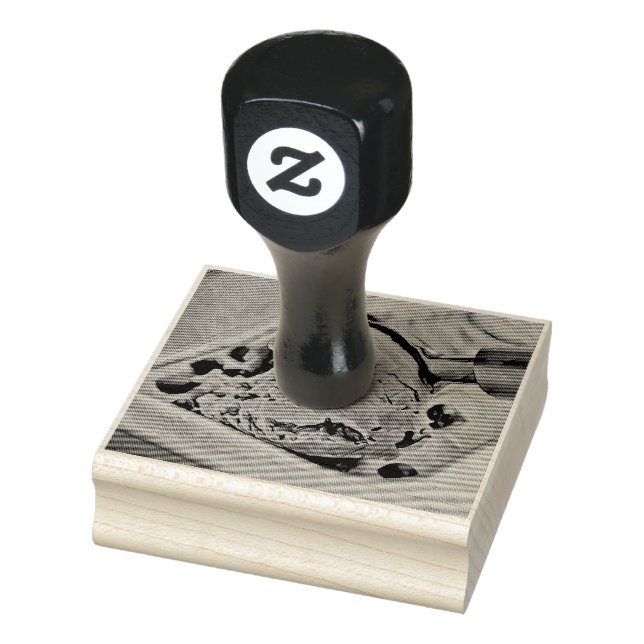 Ice cream scoop rubber stamp (Stamp)