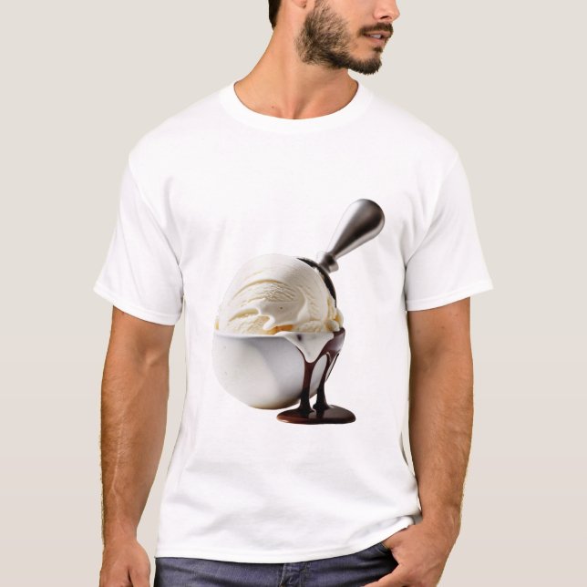 ice cream scoop T-shirt (Front)