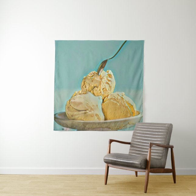 Ice cream scoop tapestry (In Situ)