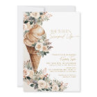 Ice Cream Scooped Up Floral Boho Bridal Shower