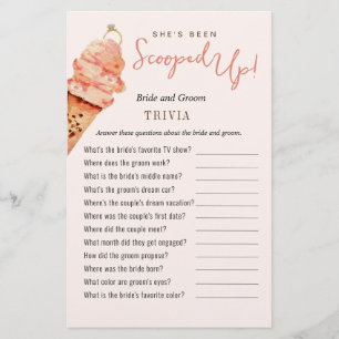 Ice Cream Scooped up Trivia Shower games
