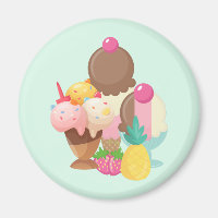 Ice Cream Scoops with Sprinkles